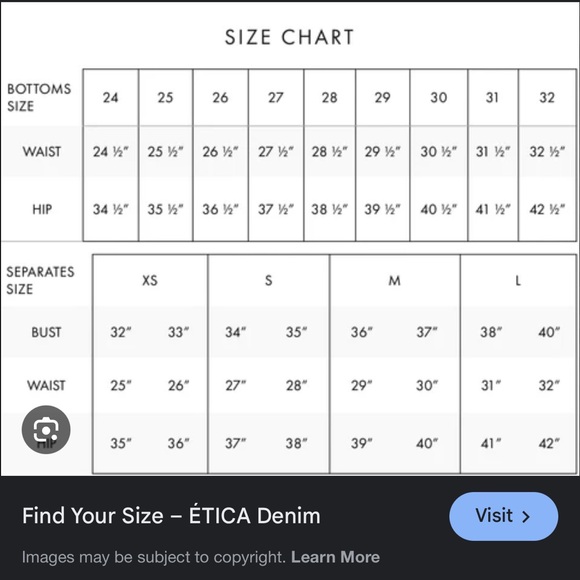 NWT ÉTICA JEANS 26/4 - Picture 8 of 10